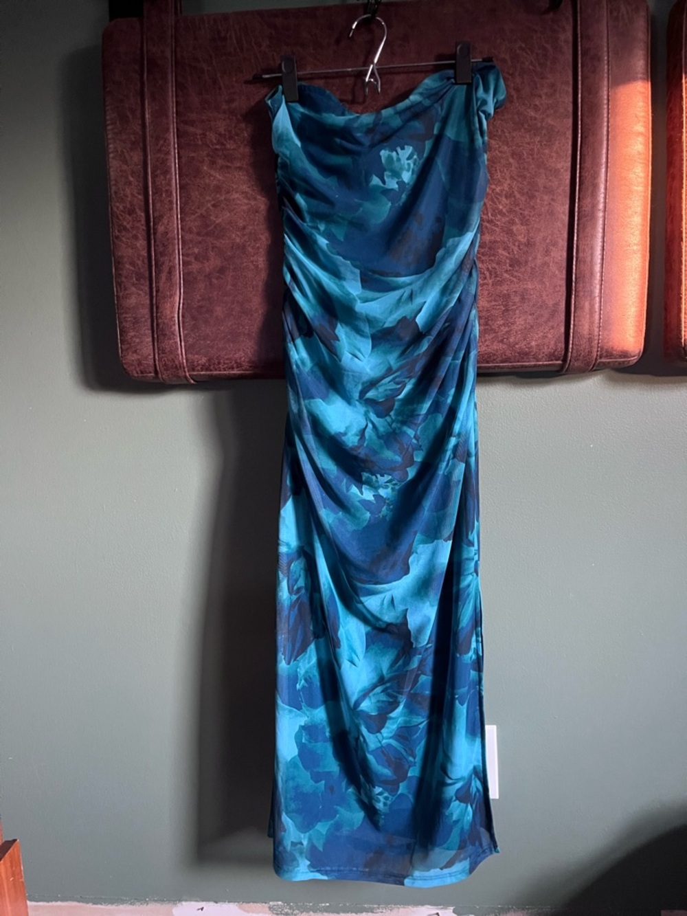 Floral Strapless Dress